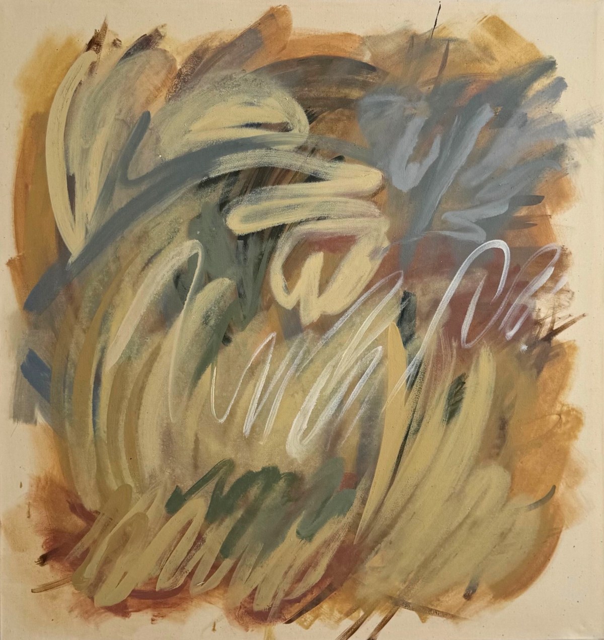 Campo amarillo 1, oil painting by Liz Hester